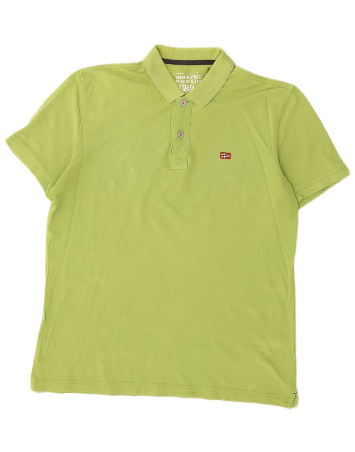 Napapijri Polo Hombre Verde Grande