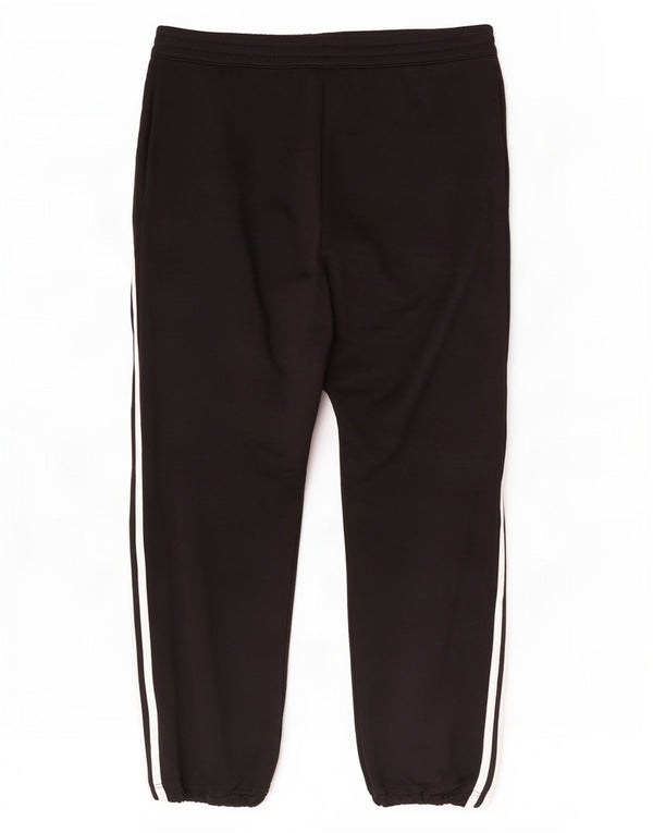 Adidas Mujer Chándal Pantalones Joggers UK 44 Grande Negro Poliéster