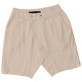 Zara Hombre Shorts Chinos Medianos W31 Algodón Blanco