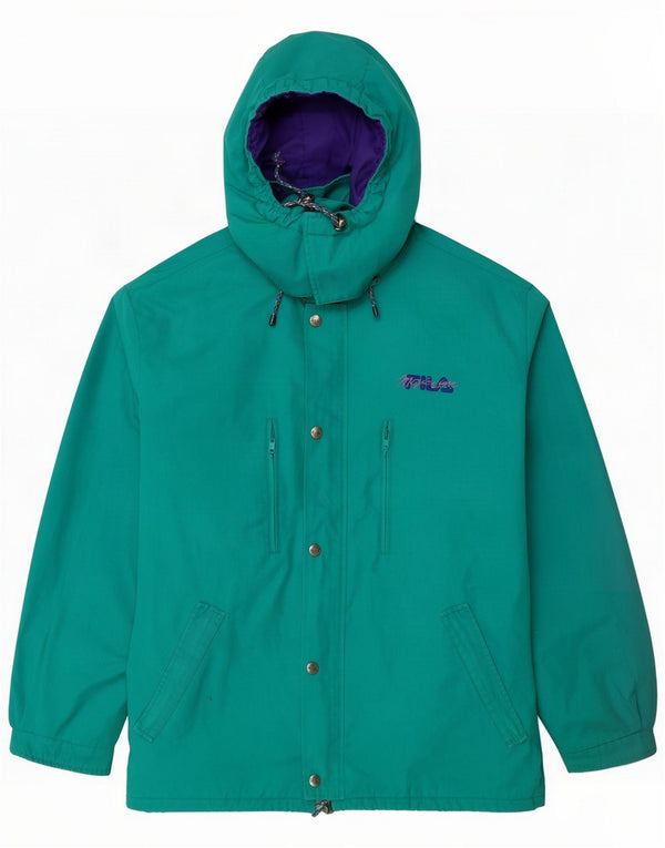 Chaqueta impermeable con capucha Fila para hombre IT 56 3XL Verde