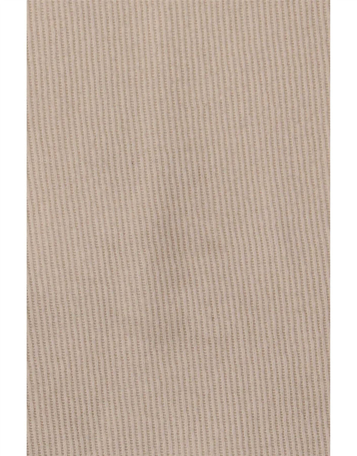 Zara Mujer Camiseta Corta Top UK 46 Grande Poliéster Blanco Roto