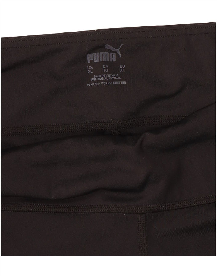 Puma Leggings para mujer ES 40 XL Negro Colorblock