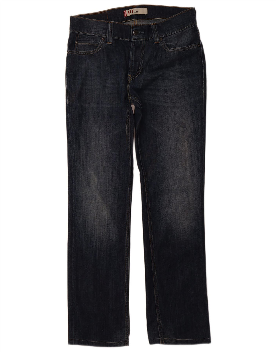 LEVI'S Vaqueros Slim Mujer W33 L31 Algodón Azul Marino