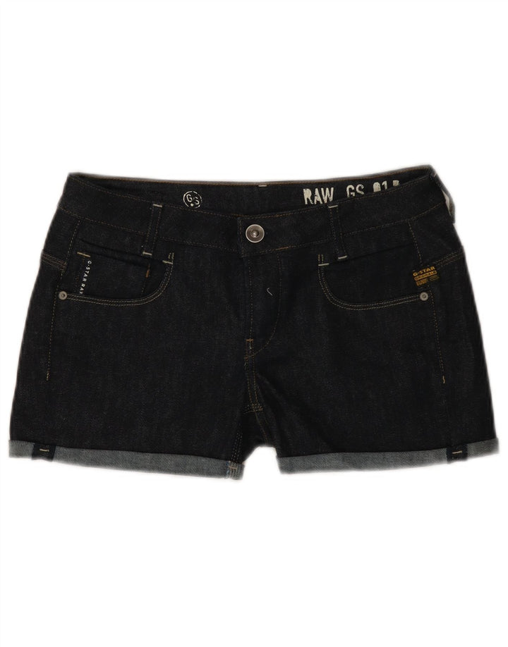 Pantalones cortos vaqueros G-Star W29 de algodón azul marino mediano para mujer
