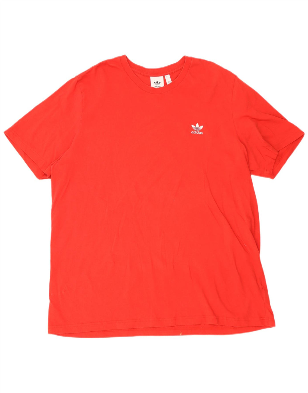 Adidas Camiseta Hombre Top 2XL Algodón Rojo