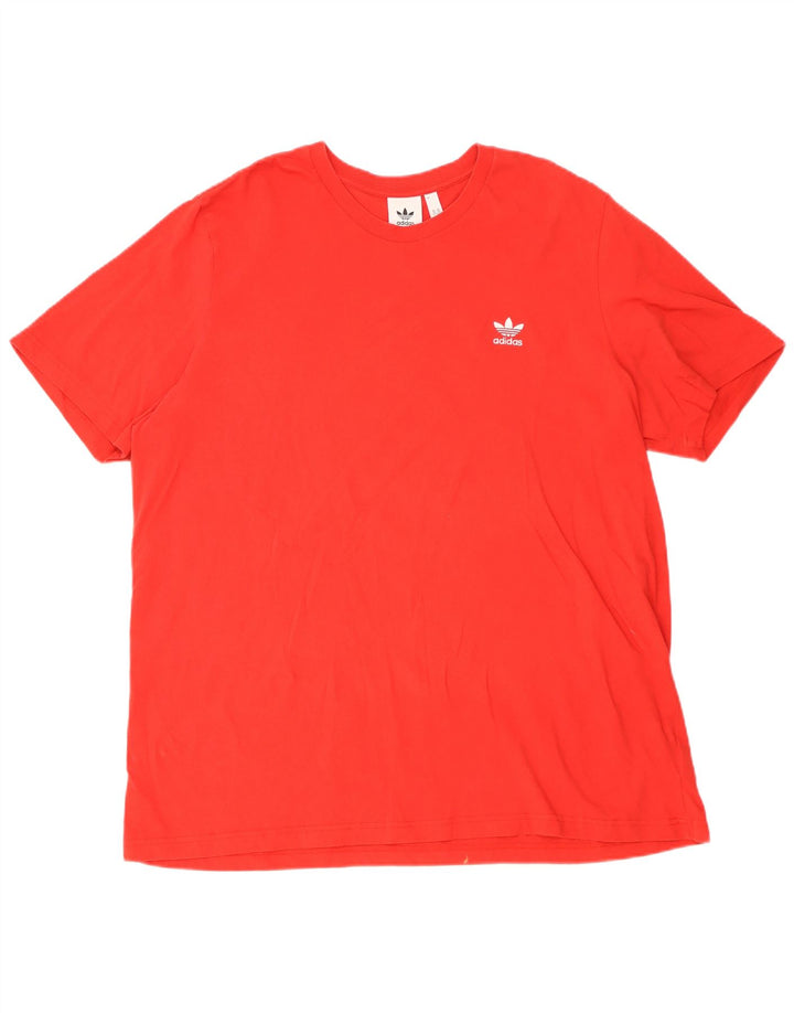 Adidas Camiseta Hombre Top 2XL Algodón Rojo