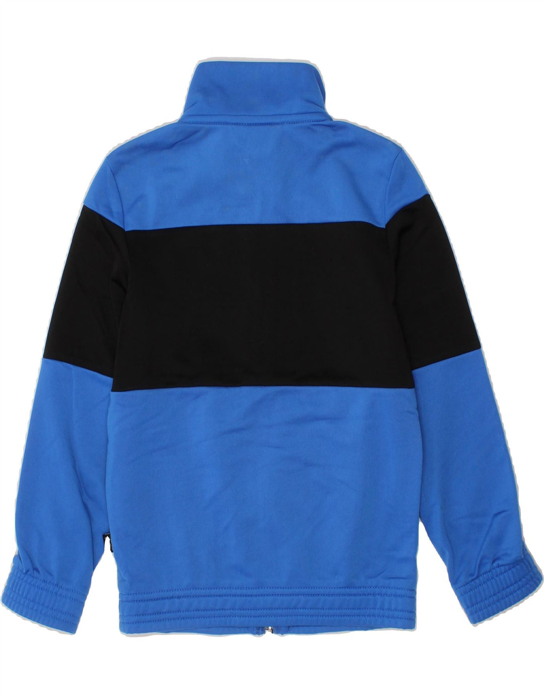 PUMA Boys Graphic Tracksuit Top Jacket 3-4 Years Blue Colourblock Vintage Puma and Second-Hand Puma from Messina Hembry 