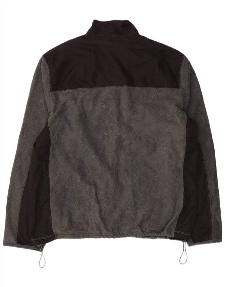 Starter Chaqueta polar para hombre UK 42/44 Large Gris Colorblock Poliéster