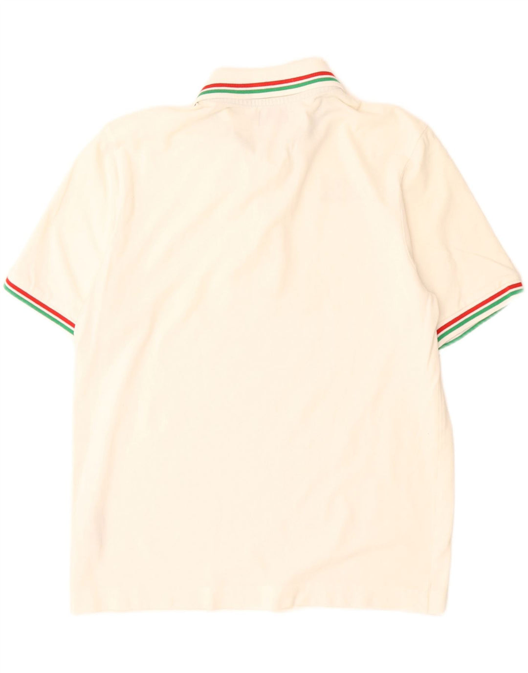KAPPA Polo Hombre Mediano Off White Algodón