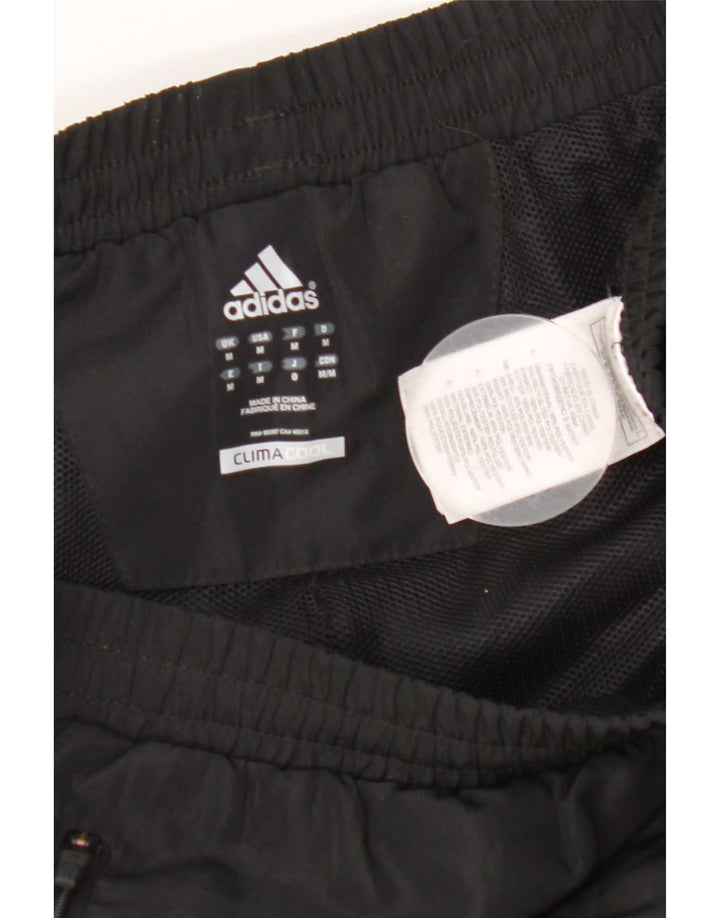 Adidas Hombre Climacool Pantalones De Chándal Mediano Negro Colorblock Poliéster