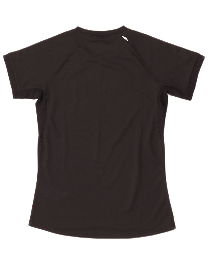 Asics Camiseta para mujer Top UK 12 Medio Negro Poliéster
