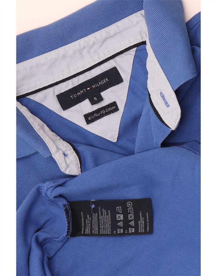 Polo Tommy Hilfiger Hombre Pequeño Algodón Azul