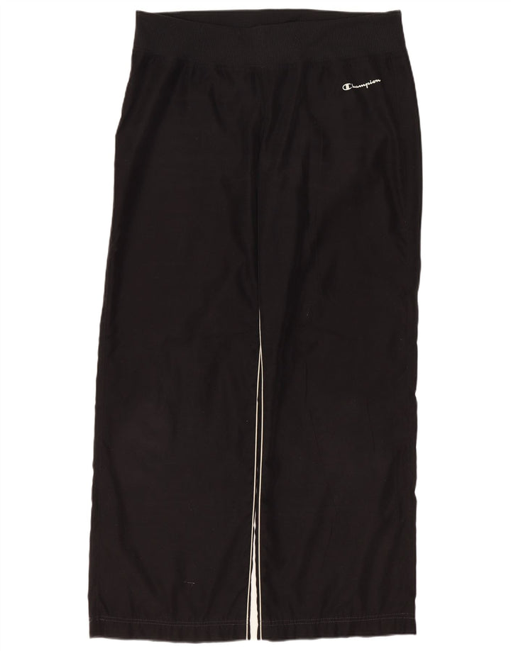 Champion Pantalones De Chándal Para Mujer UK 44 Grande Poliéster Negro