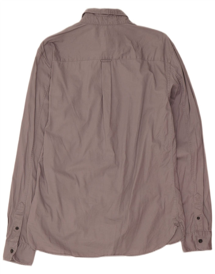 Camisa All Saints Hombre Small Gris Algodón