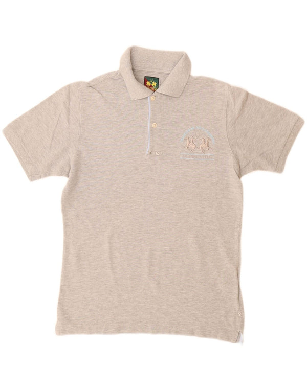 La Martina Polo Hombre Small Gris Algodón