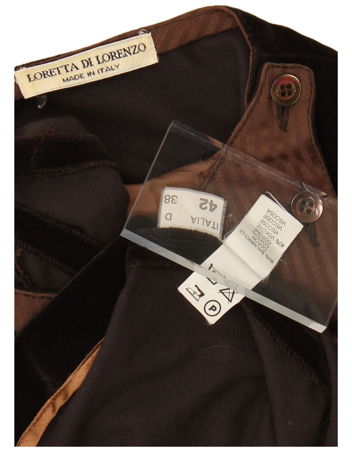 LORETTA DI LORENZO Vestido recto de manga 3/4 para mujer IT 42 Mediano Negro