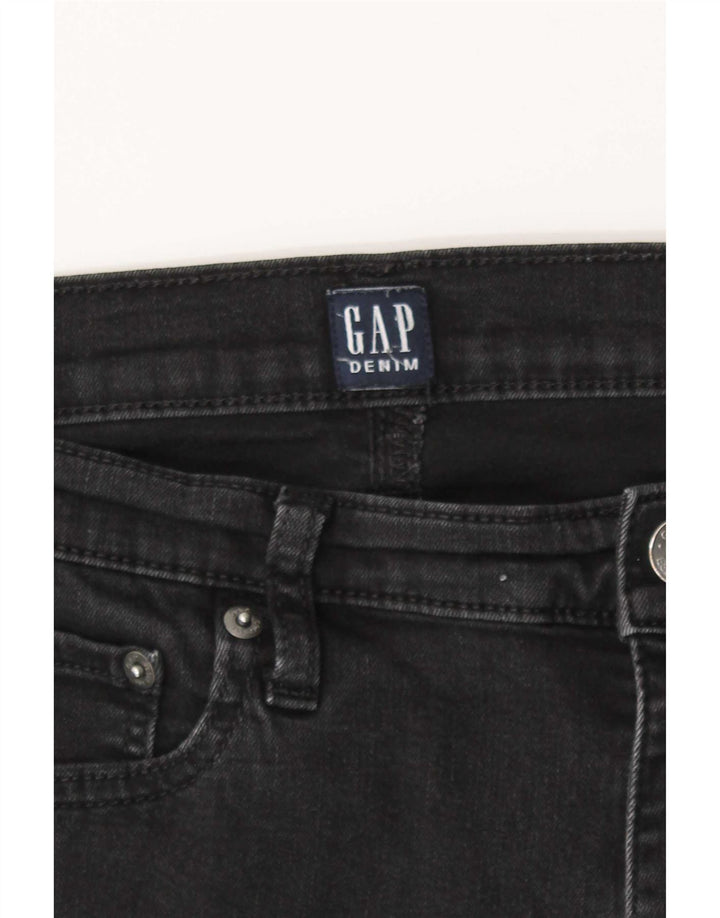 Vaqueros rectos Gap para mujer W31 L30 Algodón negro