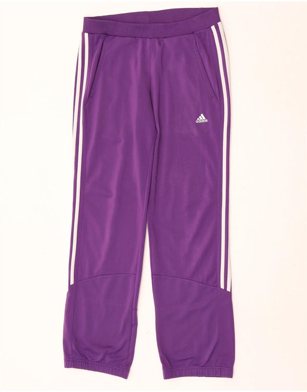 Adidas Pantalones de chándal para mujer UK 8/10 Small Púrpura Poliéster
