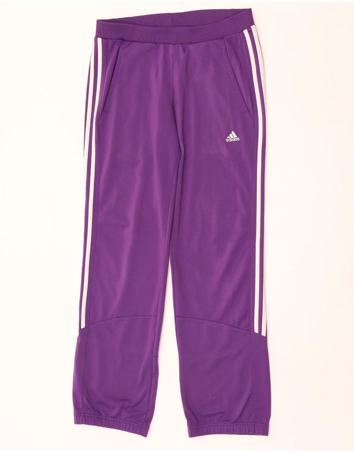 Adidas Pantalones de chándal para mujer UK 8/10 Small Púrpura Poliéster