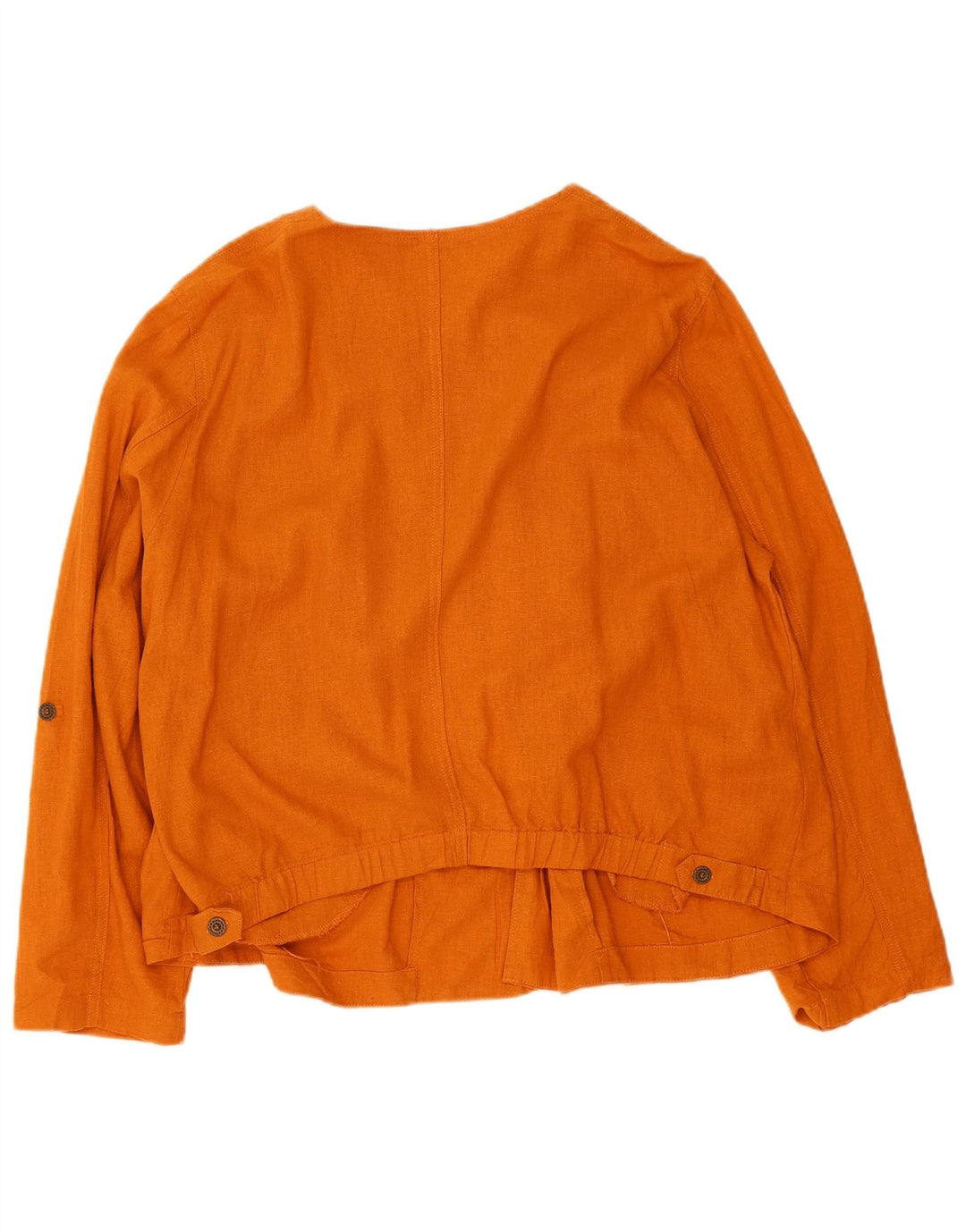 LAURA TORELLI Womens Classic Shirt Blouse IT 48 XL Orange