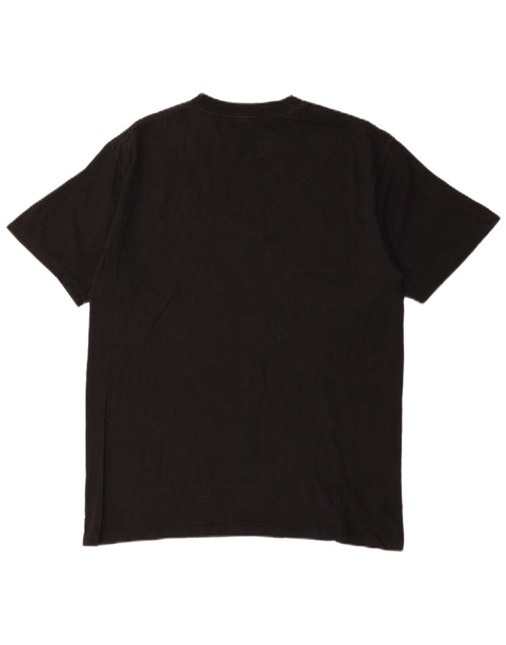 Champion Camiseta Hombre Top Medium Negro Algodón