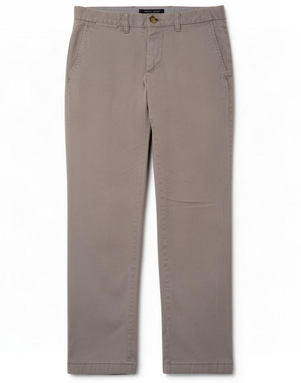Pantalones chinos regulares para hombre Tommy Hilfiger W29 L30 Algodón gris