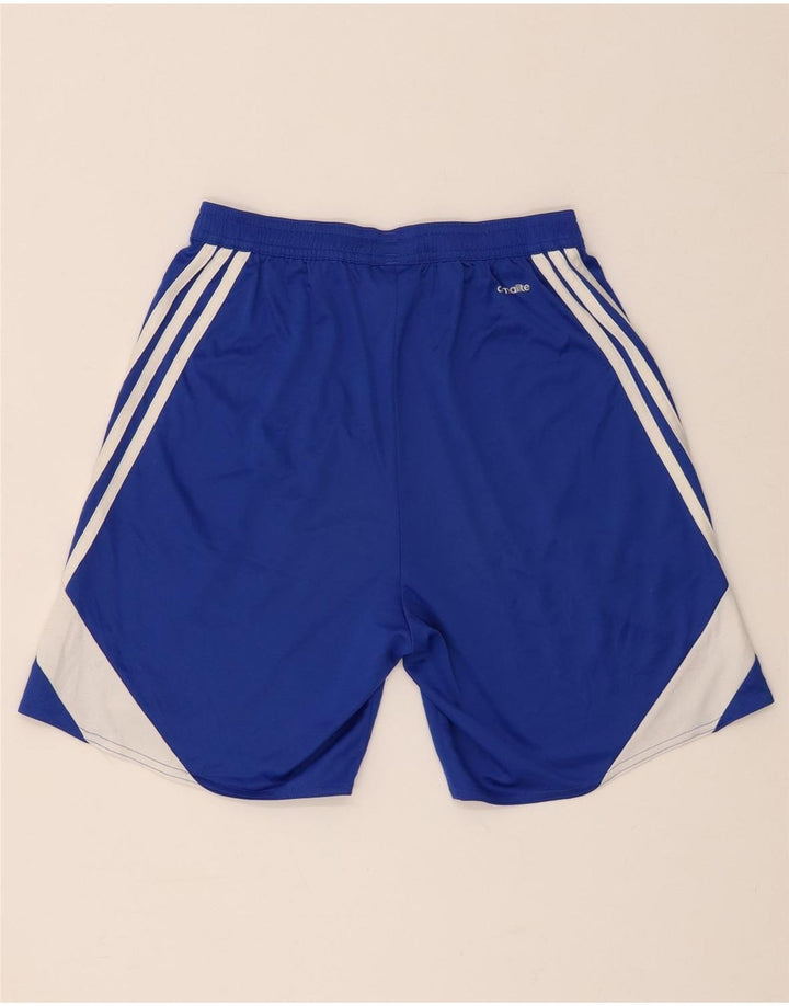 Adidas Mens Climalite Sport Shorts Pequeño Azul Colorblock Poliéster