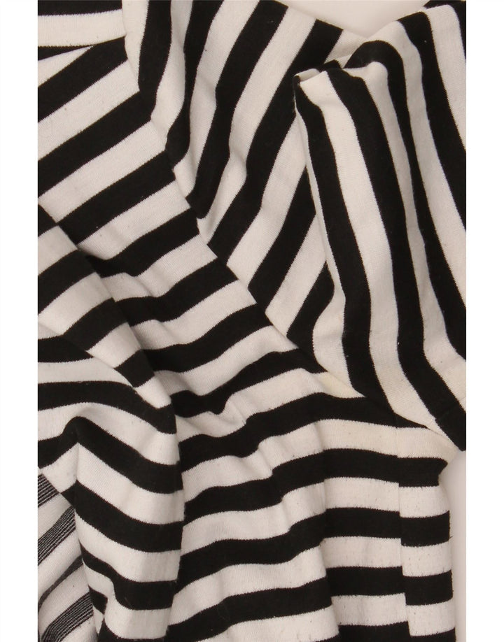 Marks & Spencer Cárdigan para mujer UK 8 Small Poliéster a rayas negras