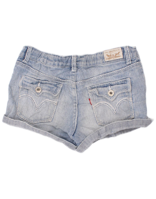 Levi's Shorts vaqueros para niña 13-14 años W22 Azul Rayón