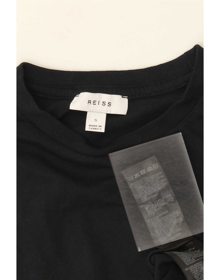 Camiseta Reiss Hombre Top Small Azul Marino Algodón
