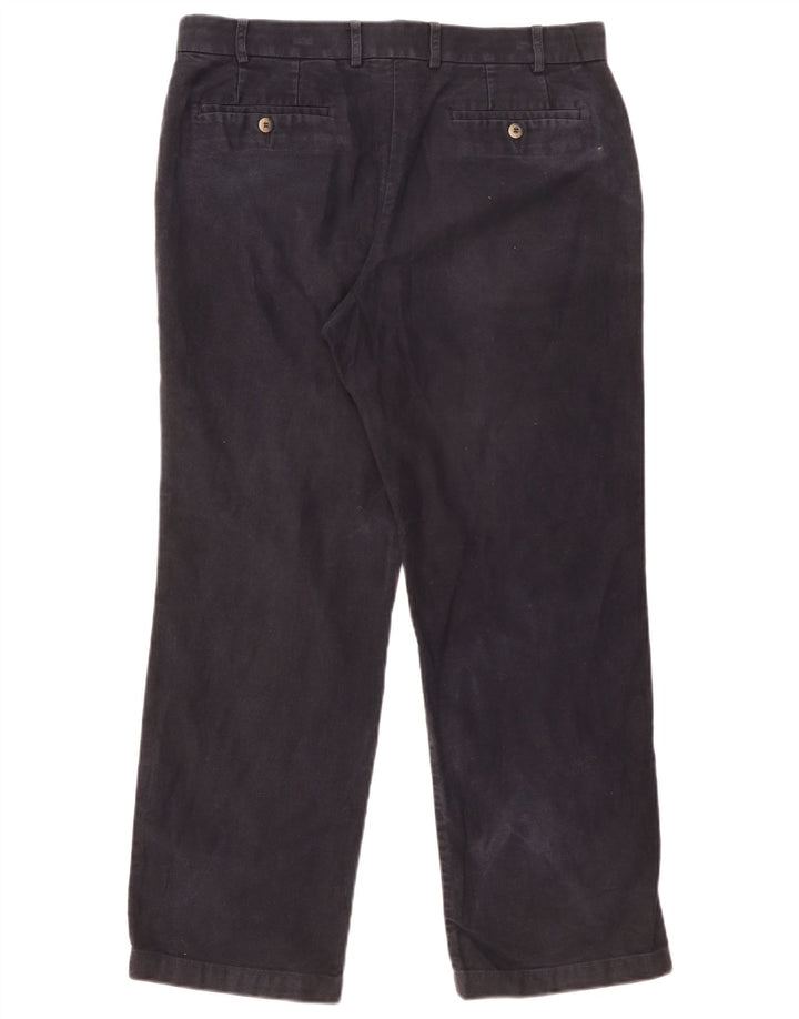 MARKS & SPENCER Pantalón chino azul Harbor para hombre W36 L29 Azul marino