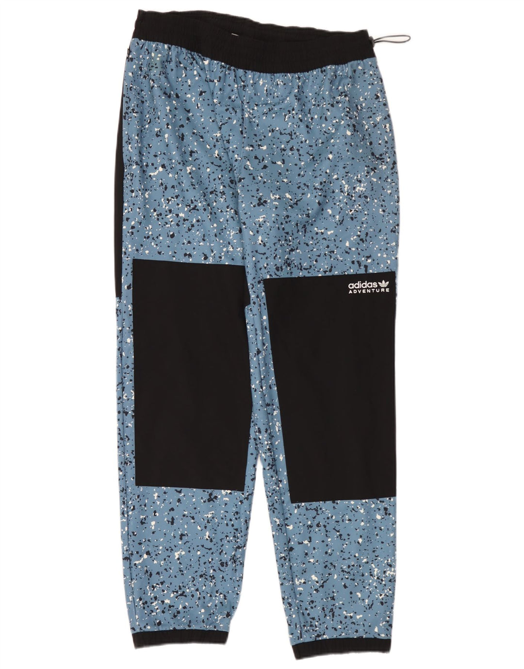 Adidas Hombre Adventure Windbreaker Pantalones Grandes Poliéster Con Manchas Azules