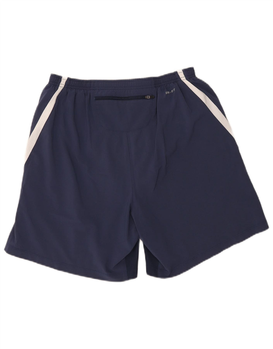 Nike - Pantalones cortos deportivos Dri Fit para hombre, poliéster, color azul marino, talla grande