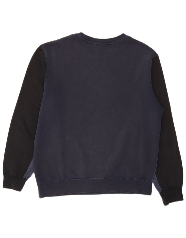 Nike Hombre Sudadera con gráfico tipo jersey en color azul marino mediano