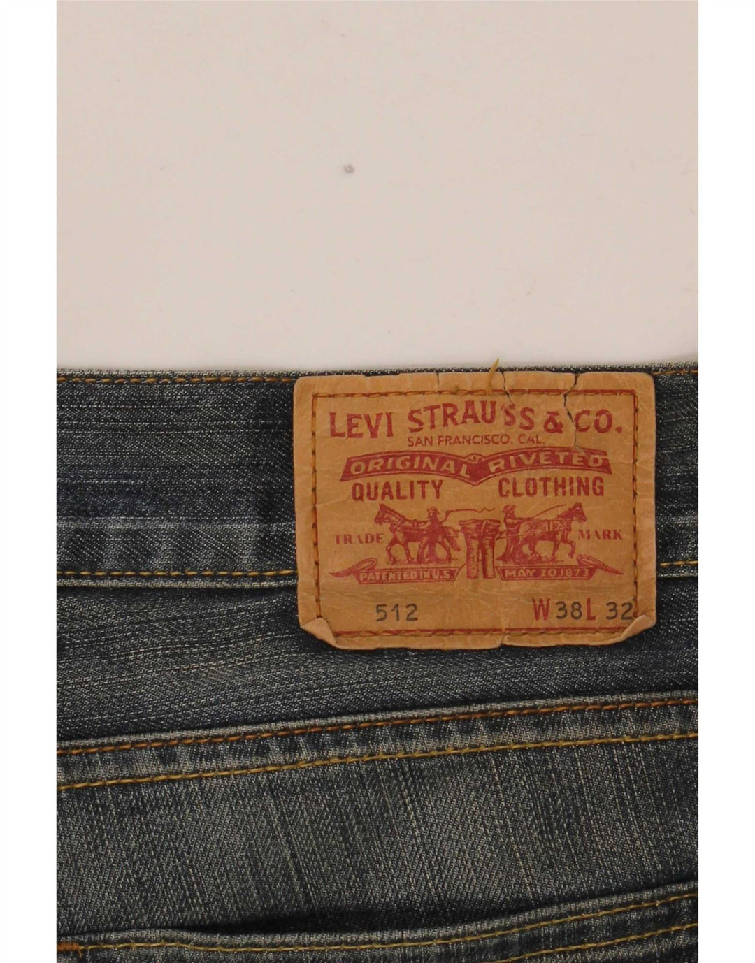 Levi's Hombre 512 Vaqueros Bootcut W38 L32 Azul