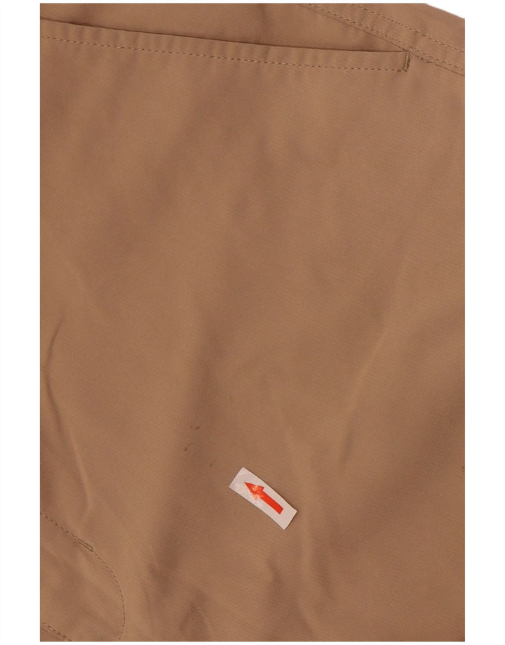 Chaps Pantalones cortos cargo para hombre W34 Poliéster marrón grande