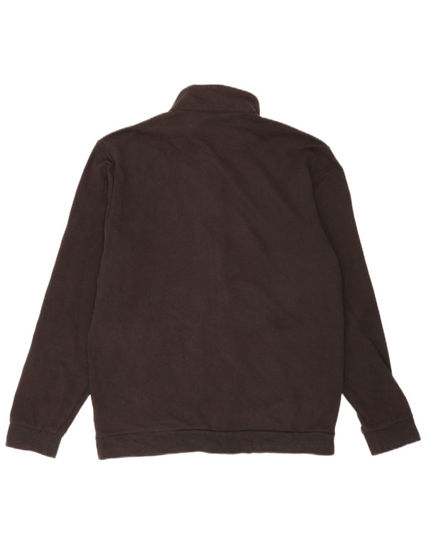Adidas Hombre Regular Fit Chándal Top Chaqueta Grande Negro Algodón Deportes