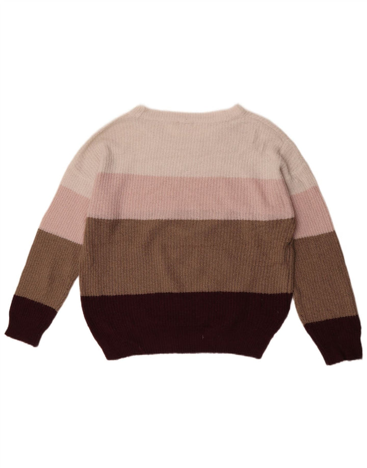 Market & Spruce Suéter tipo jersey con cuello redondo para mujer, talla 44, talla M, multicolor
