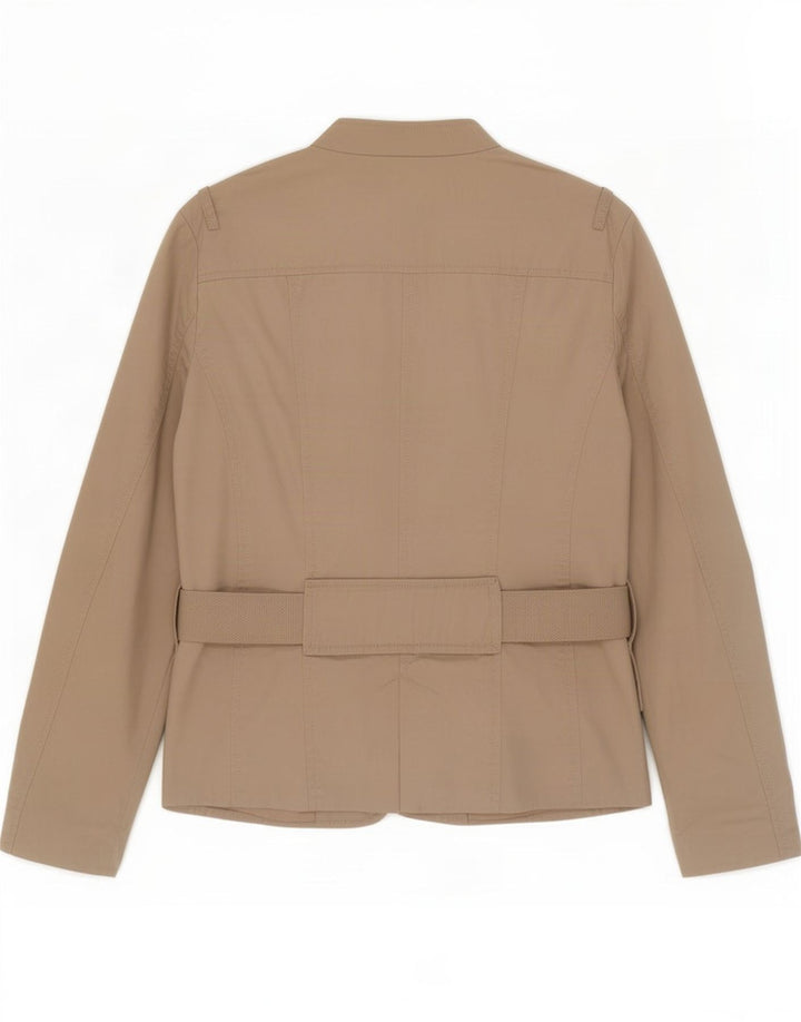 Zara Mujer Chaqueta Utilitaria UK 44 Medium Beige