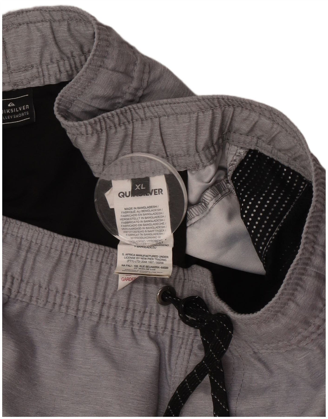 Bañador Quiksilver Hombre XL Gris Poliéster