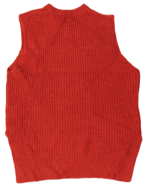 Marks & Spencer Camiseta sin mangas para mujer Reino Unido 40 Grande Acrílico burdeos