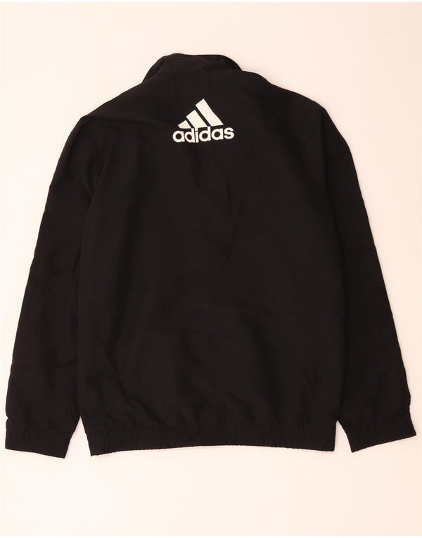 Adidas - Chaqueta de chándal gráfica para hombre, talla 34/36, color negro pequeño