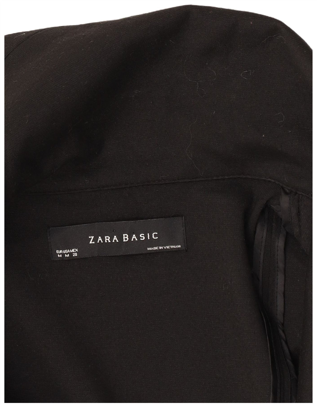 Zara Chaqueta Blazer De 1 Botón para Mujer UK 42 Medium Black