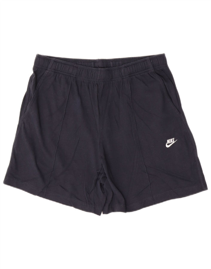 Nike Pantalones cortos deportivos para hombre XL Azul marino Algodón