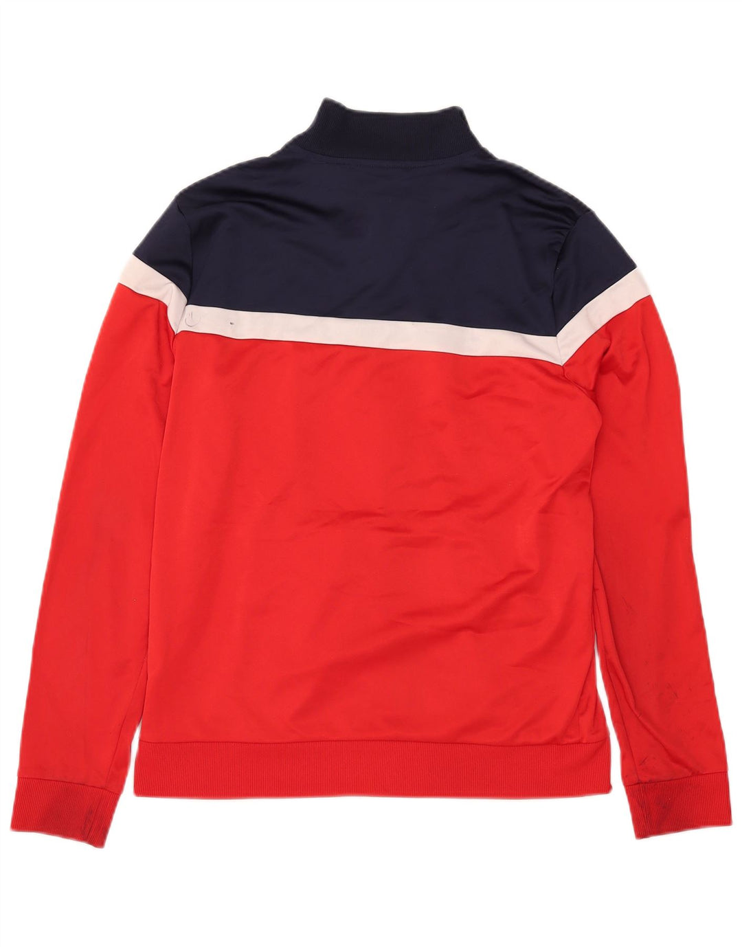 FILA Hombre Chándal Top Chaqueta Pequeña Rojo Colorblock Poliéster