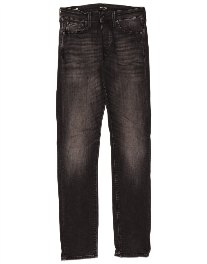 Jack & Jones Vaqueros ajustados para hombre W30 L34 Algodón negro