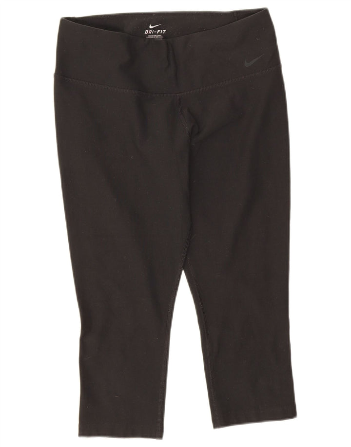 Nike - Leggings capri Dri Fit para mujer, talla M, color negro