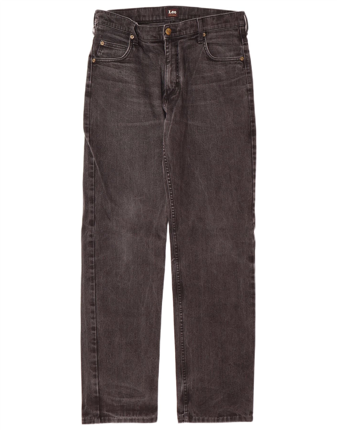 LEE Vaqueros rectos Brooklyn para hombre W34 L33 Algodón gris
