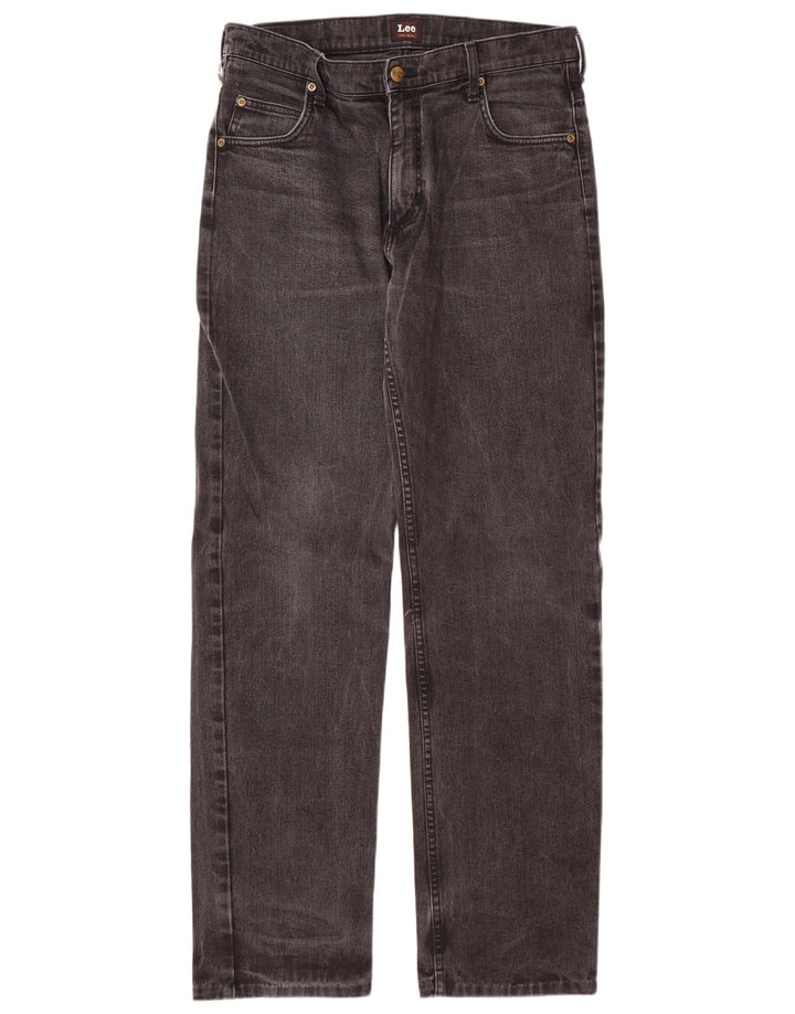 LEE Vaqueros rectos Brooklyn para hombre W34 L33 Algodón gris