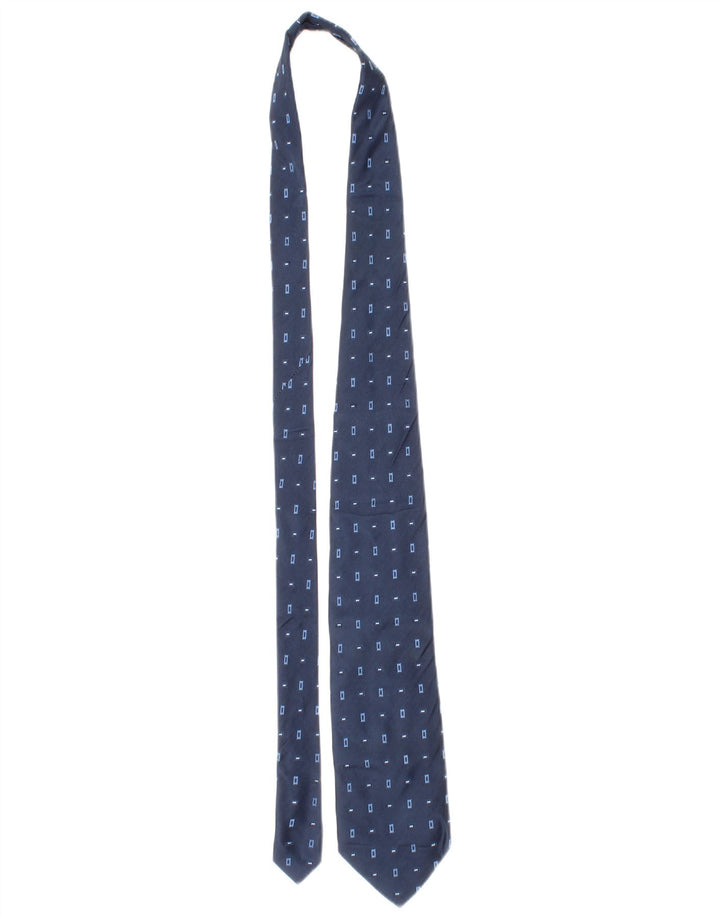 Corbata Hombre Les Copains Talla Única Seda Geométrica Azul